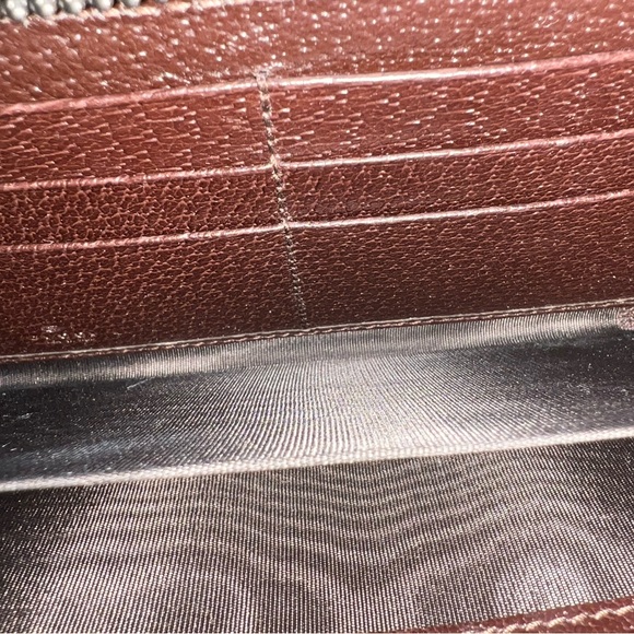 Authentic GG Gucci long zipper wallet with box and dusty! - Picture 9 of 12